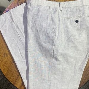 H&M Men's Gray Textured Chinos